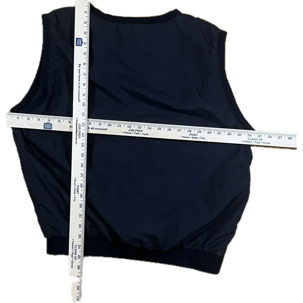 Vantage Men L Black USC Gamecocks Performance Wind V Neck Sleeveless‎ Lined Vest